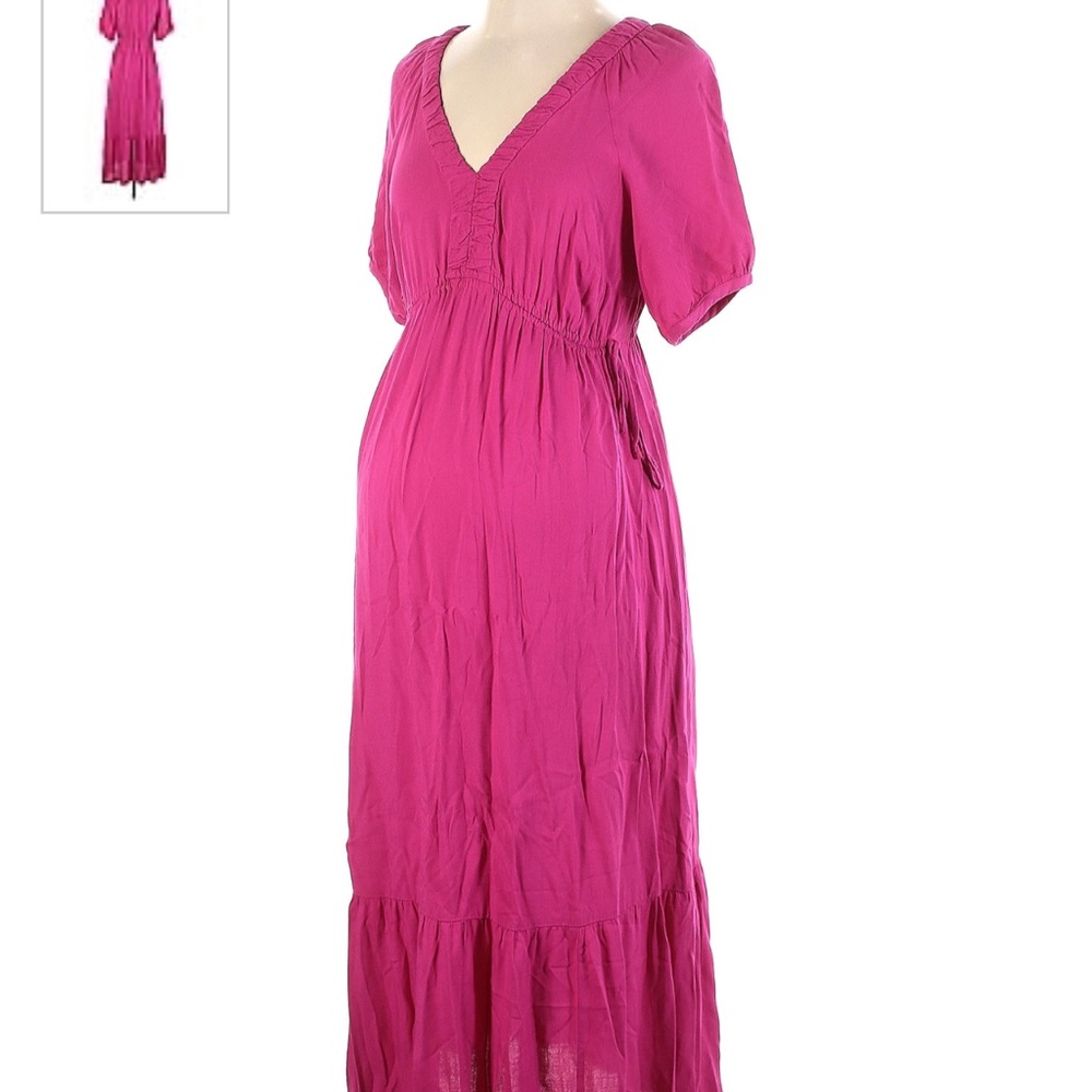 Isabel Pink Maternity maxi dress, size Large from Target. Never worn!